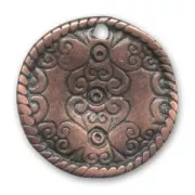 Cequí ajado 22 mm cobre antiguo x1