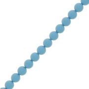 Cuentas nacaradas Preciosa Round Pearl Maxima - 8 mm Opaque Aqua Blue x10|raw }}