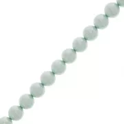Cuentas nacaradas Preciosa Round Pearl Maxima - 8 mm Pearl Effect Light Blue x10