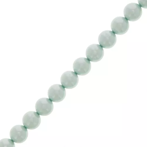 Cuentas nacaradas Preciosa Round Pearl Maxima - 8 mm Pearl Effect Light Blue x10