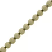 Cuentas nacaradas Preciosa Round Pearl Maxima - 8 mm Pearl Effect Light Green x10
