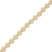 Cuentas nacaradas Preciosa Round Pearl Maxima - 8 mm Pearlescent Yellow x10