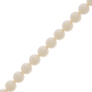 Cuentas nacaradas Preciosa Round Pearl Maxima - 8 mm Pearlescent White x10|raw }}