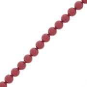 Cuentas nacaradas Preciosa Round Pearl Maxima - 8 mm Cranberry x10|raw }}