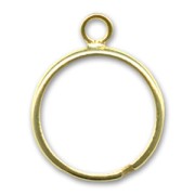 Anillo 1 anilla dorado con oro fino x1|raw }}