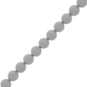 Cuentas nacaradas Preciosa Round Pearl Maxima - 8 mm Ceramic Grey x10