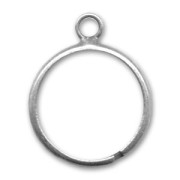 Anillo 1 anilla plateado antiguo x1