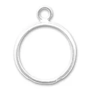 Anillo 1 anilla plateado  x1