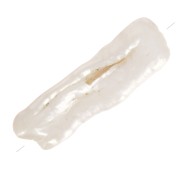 Cuentas de agua dulce Keshi - cuentas irregulares 20-30 mm - Blanco x1|raw }}