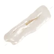 Cuentas de agua dulce Keshi - cuentas irregulares 20-30 mm - Blanco x1