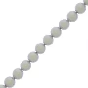 Cuentas nacaradas Preciosa Round Pearl Maxima - 8 mm Pearlescent Grey x10