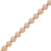Cuentas nacaradas Preciosa Round Pearl Maxima - 8 mm Pearl Effect Peach x10|raw }}