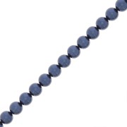 Cuentas nacaradas Preciosa Round Pearl Maxima - 8 mm Pearl Effect Blue x10|raw }}
