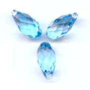 Gotas PureCrystal 6010 Aquamarine 11x5.5 mm x4