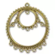 Separador redondo 40 mm dorado antiguo x1