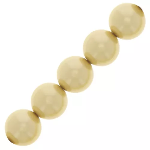 Cuentas nacaradas Preciosa Round Pearl Maxima - 12 mm Pearl Effect Vanilla x6