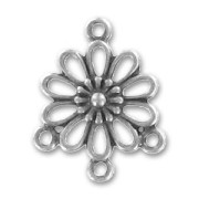 Separador flor 23 mm plateado antiguo x1|raw }}