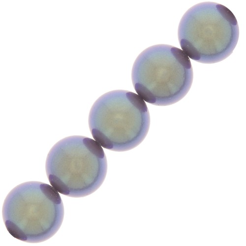 Cuentas nacaradas Preciosa Round Pearl Maxima - 12 mm Pearlescent Violet x6