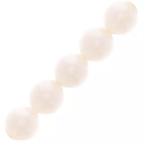 Cuentas nacaradas Preciosa Round Pearl Maxima - 12 mm Pearlescent White x6