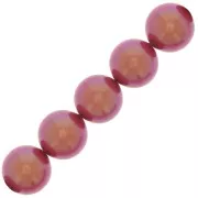 Cuentas nacaradas Preciosa Round Pearl Maxima - 12 mm Pearlescent Red x6