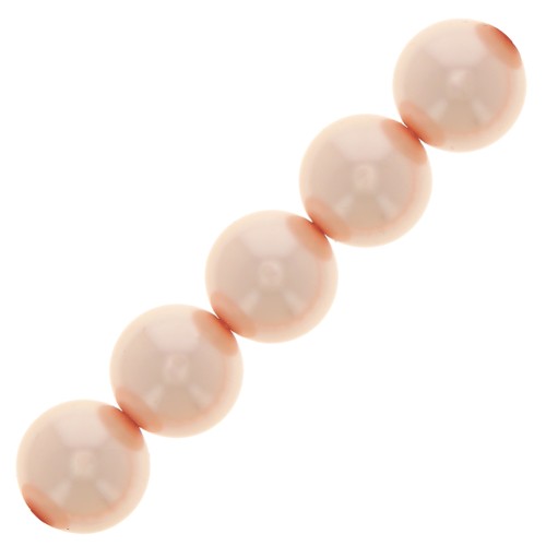 Cuentas nacaradas Preciosa Round Pearl Maxima - 12 mm Pearl Effect Peach x6