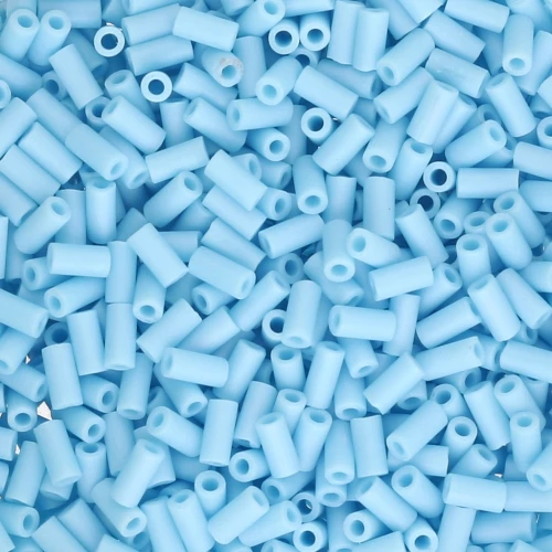 Bugles Miyuki 3 mm BGL1-413FR - Mat Opaque Turq Blue AB x10g