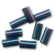 Cuentas Miyuki de 3 mm BGL1-452 - Azul oscuro iris metalizado x10 g