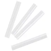 Cuentas de Rocalla Preciosa, tubos de 20 mm, color Alabaster White, 20 g