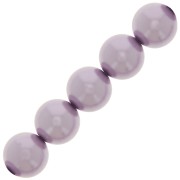 Cuentas nacaradas Preciosa Round Pearl Maxima - 10 mm Pearl Effect Lavender x5