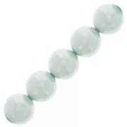 Cuentas nacaradas Preciosa Round Pearl Maxima - 10 mm Pearl Effect Light Blue x5