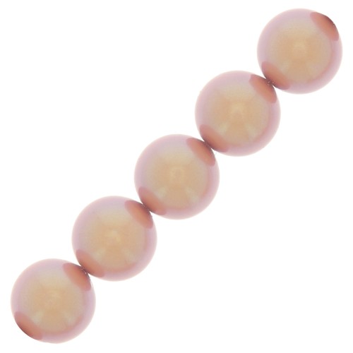 Cuentas nacaradas Preciosa Round Pearl Maxima - 10 mm Pearlescent Pink x5