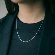 Gargantilla serpentina 1.10 mm de Plata 925 x50cm