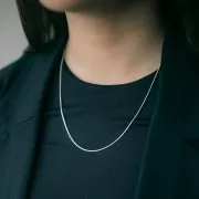 Gargantilla serpentina 1.10 mm de Plata 925 x50cm