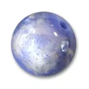 Redonda de lentejuelas 20 mm Azul x1