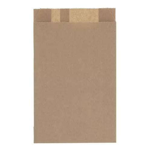 Bolsa de papel kraft 12x4,5x19,5 cm - Marrón x1