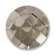 Cabuchón facetado vidrio 14 mm Crystal Bronze Shade x1|raw }}
