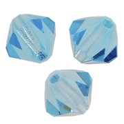Tupis de Cristales de Preciosa 3 mm - MC Bead Rondell - Aqua Bohemica x30