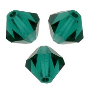 Tupis de Cristales de Preciosa 3 mm - MC Bead Rondell - Emerald x30|raw }}