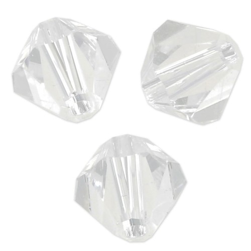 Tupis de Cristales de Preciosa 3 mm - MC Bead Rondell - Crystal x30