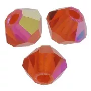 Tupis de Cristales de Preciosa 3 mm - MC Bead Rondell - Hyacinth AB x30