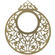 Colgantes ligeros fantasía 59 mm bronce x6|raw }}