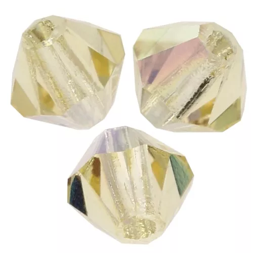 Tupis de Cristales de Preciosa 3 mm - MC Bead Rondell - Jonquil AB x30