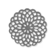 Estampas ligeras Rosatón 45mm gunmetal x6