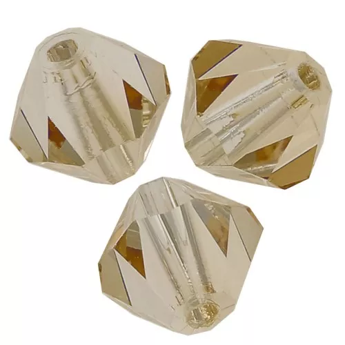 Tupis de Cristal Preciosa 5 mm - MC Bead Rondell - Crystal Honey x12