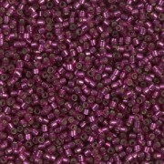 Miyuki Delica 11/0 DB1342 - Dyed Silver Lined Raspberry|raw }}