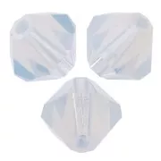 Tupis de Cristal Preciosa 5 mm - MC Bead Rondell - White Opal x12