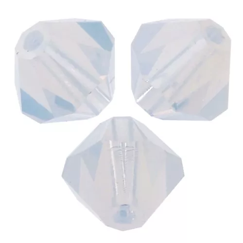 Tupis de Cristal Preciosa 5 mm - MC Bead Rondell - White Opal x12