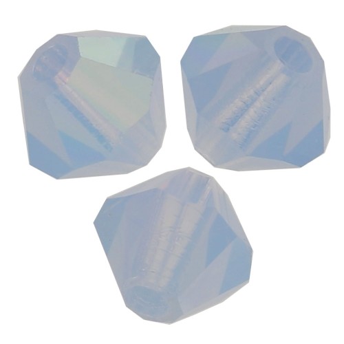 Tupis de Cristal Preciosa 5 mm - MC Bead Rondell - Light Sapphire Opal x12