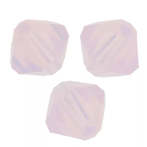 Tupis de Cristal Preciosa 5 mm - MC Bead Rondell - Rose Opal x12