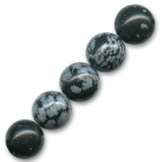 Cuentas Obsidiana moteada  3 mm x25|raw }}